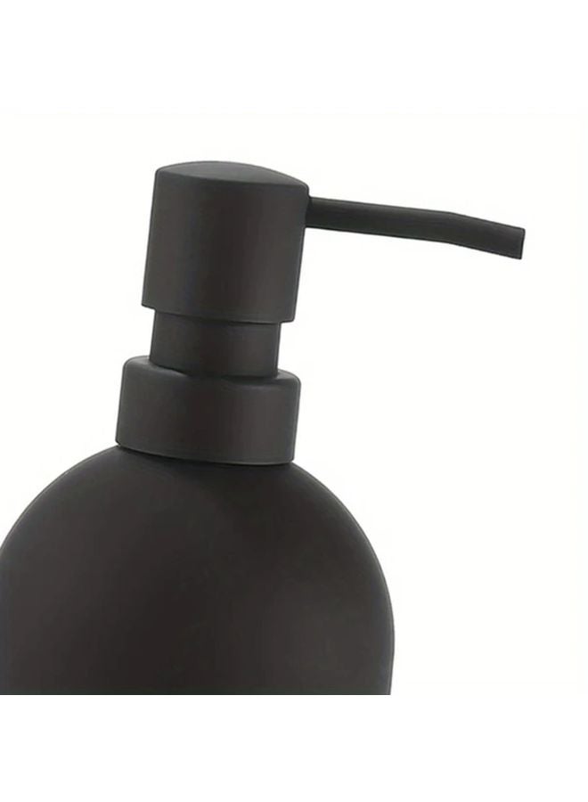 Black Soap Dispenser 13 5 Ounces Modern Pump Bottle For Shampoo Lotion Dish Soap - Image 5